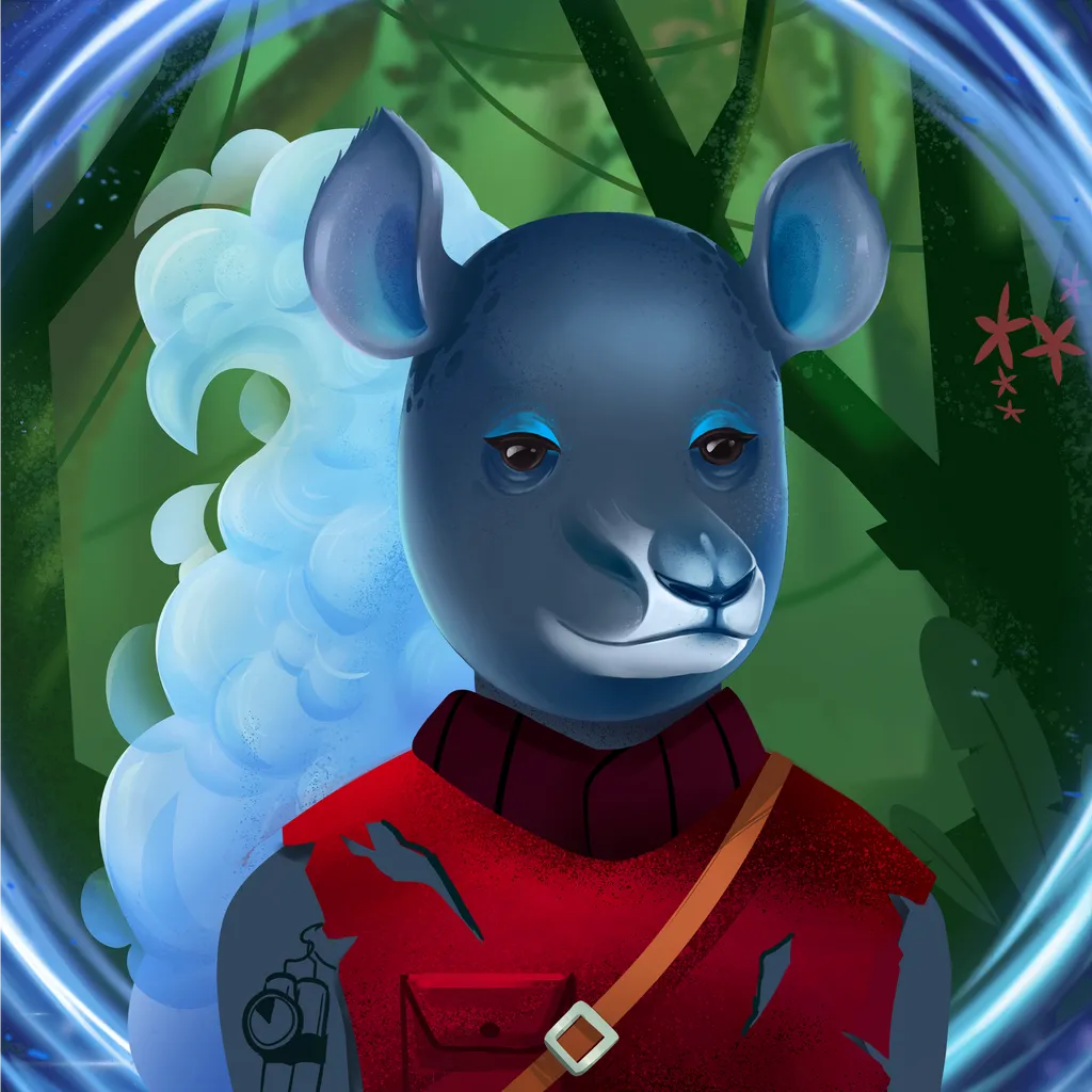 Background exotic jungle