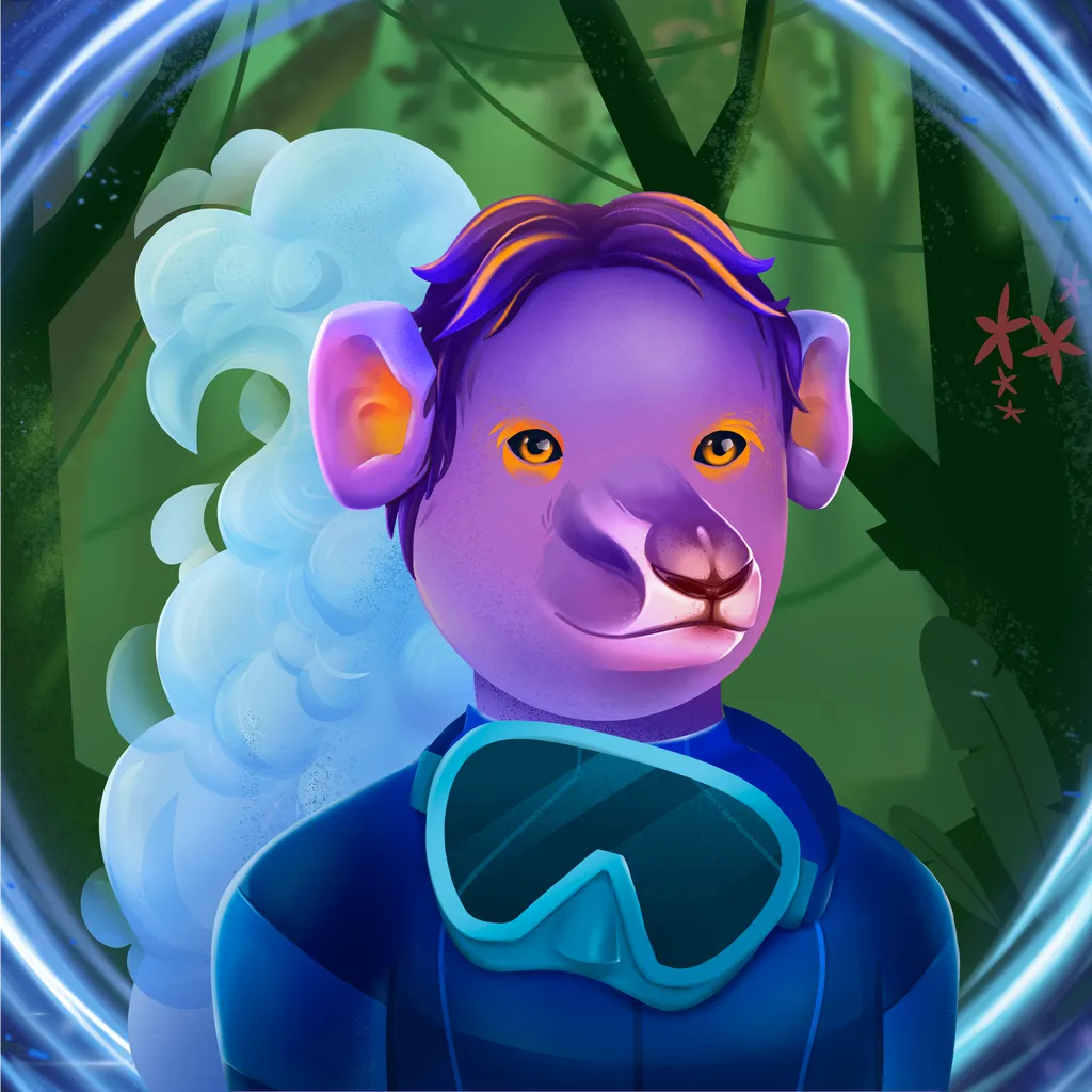 Background exotic jungle